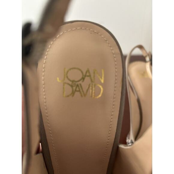 Joan & David Mimo Women's Light Natural Size 10 Slingback High Heel Shoes - Picture 4 of 11